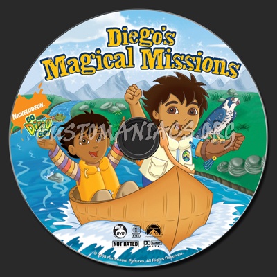 Go Diego Go! Diego's Magical Missions dvd label