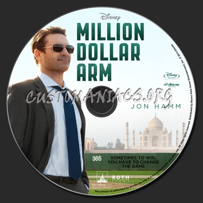 Million Dollar Arm blu-ray label