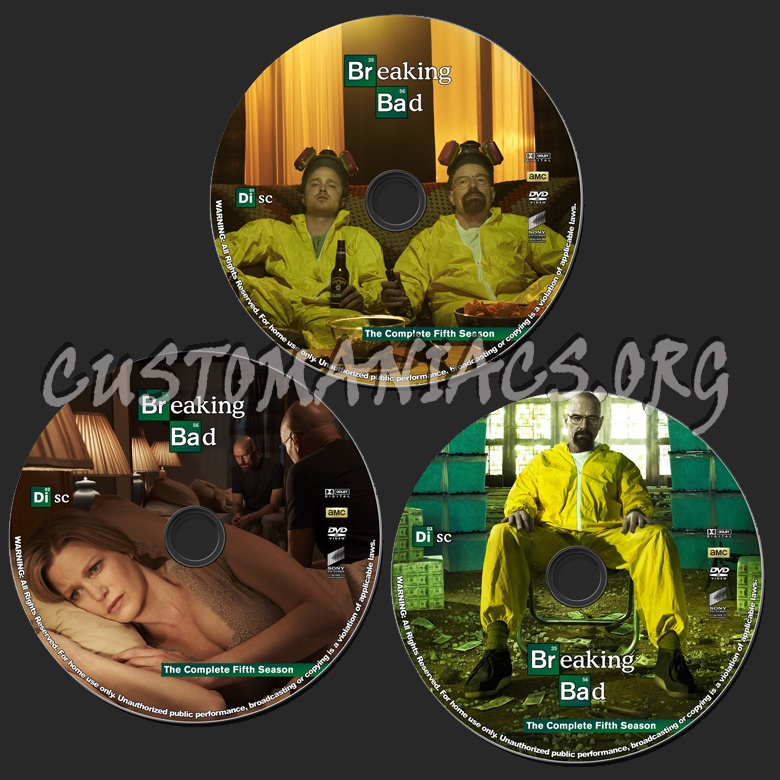 Breaking Bad - Season 5 Part 2 dvd label