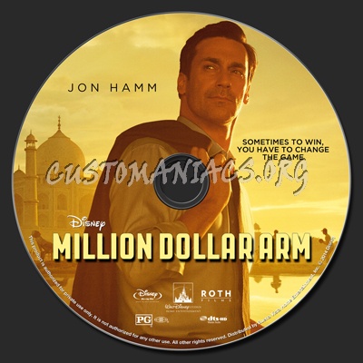 Million Dollar Arm blu-ray label