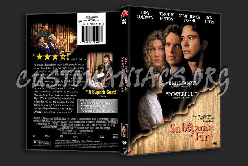 The Substance of Fire dvd cover