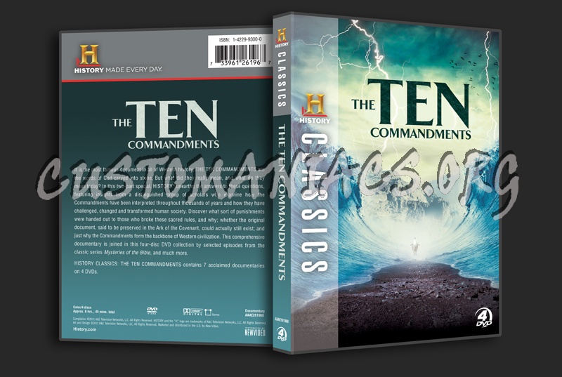 The Ten Commandments dvd cover