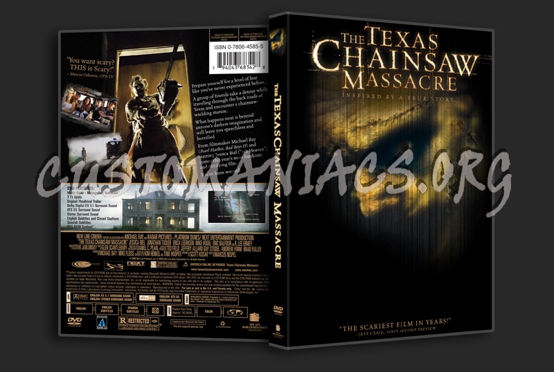 The Texas Chainsaw Massacre dvd cover