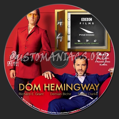 Dom Hemingway blu-ray label