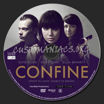 Confine dvd label