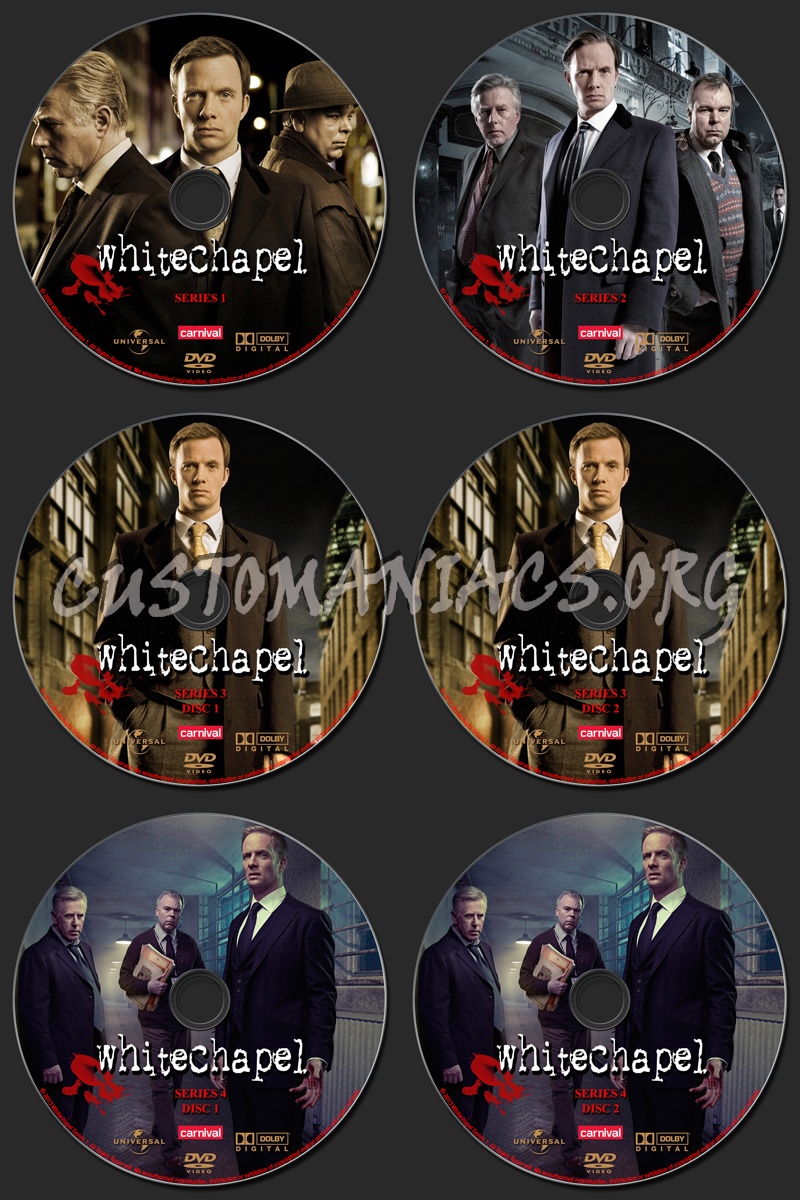 Whitechapel - The Complete Series dvd label