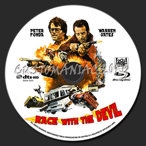 Race With The Devil blu-ray label