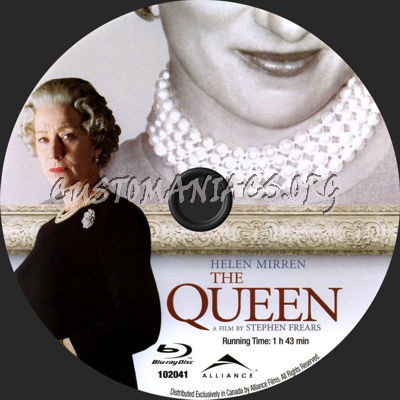 The Queen blu-ray label