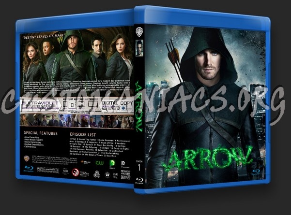 Arrow Season 1 blu-ray cover