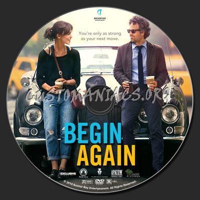 Begin Again (aka Can A Song Save Your Life?) dvd label