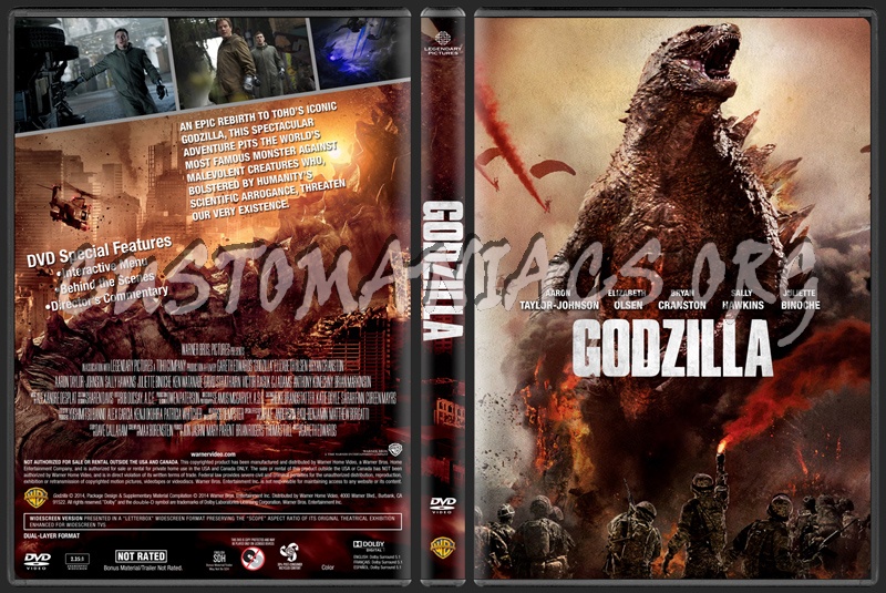 Godzilla dvd cover