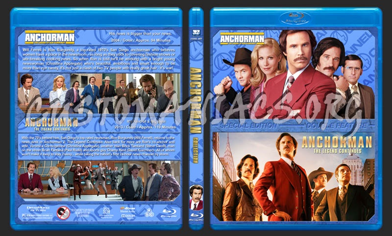 Anchorman Collection blu-ray cover