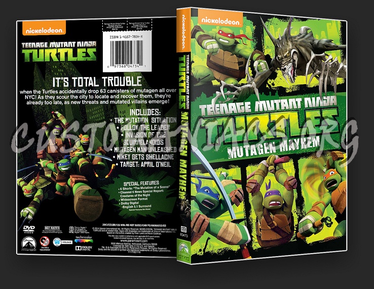TMNT / Teenage Mutant Ninja Turtles - Mutagen Mayhem dvd cover
