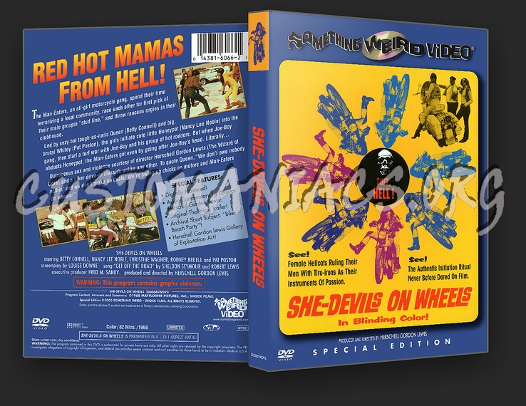 She-Devils On Wheels dvd cover