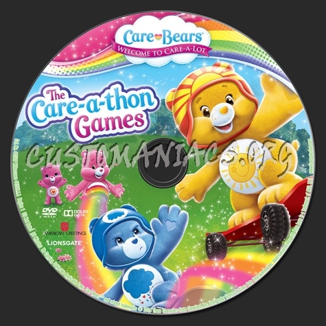 Care Bears Welcome to Care-A-Lot The Care-a-thon Games dvd label