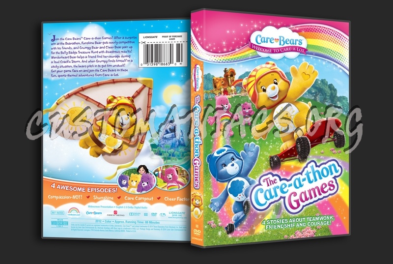 Care Bears Welcome to Care-A-Lot The Care-a-thon Games dvd cover