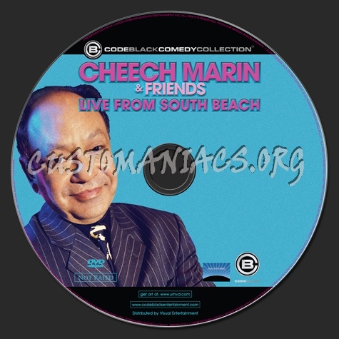 Cheech Marin and Friends Live From South Beach dvd label