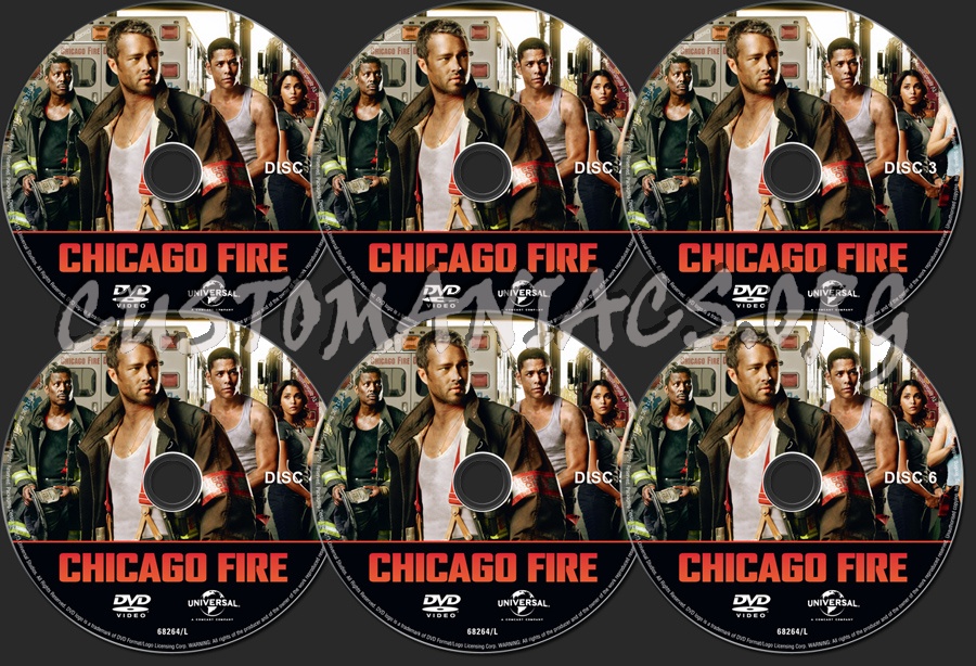 Chicago Fire Season 1 dvd label