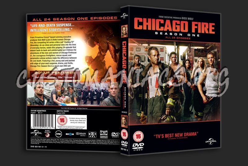 Chicago Fire Season 1 dvd cover