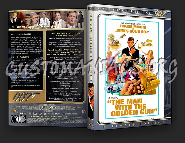 The Man With the Golden Gun dvd cover