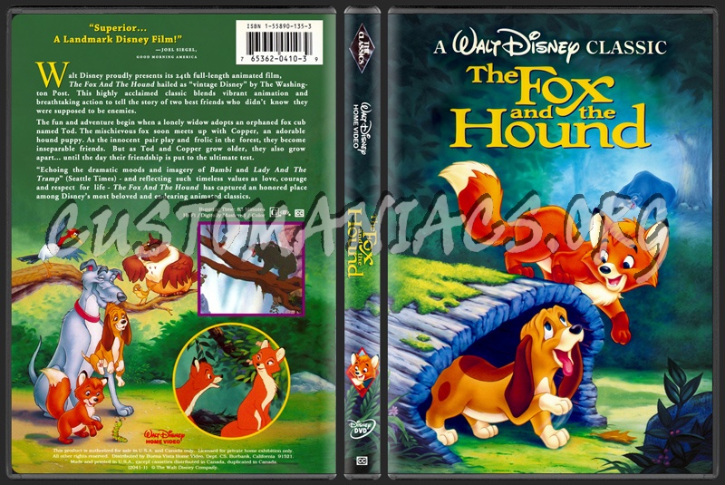 The Fox and the Hound dvd cover