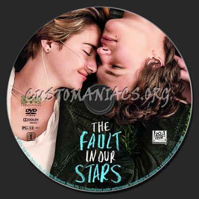 The Fault in Our Stars dvd label