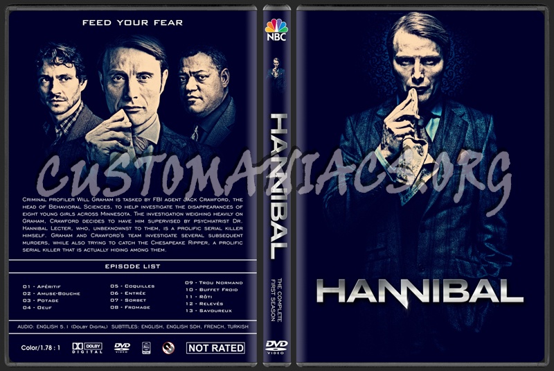 Hannibal (Season 1) dvd cover