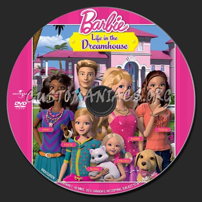 Barbie Life In A Dream House dvd label DVD Covers Labels by Customaniacs id 207386 free download highres dvd label