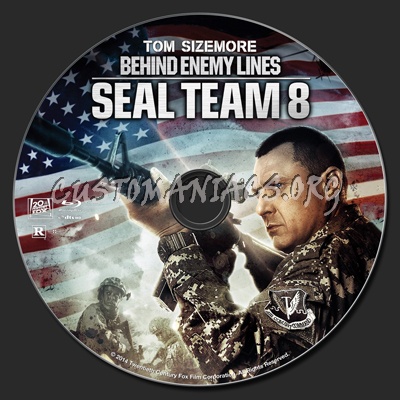 Seal Team Eight (8): Behind Enemy Lines blu-ray label