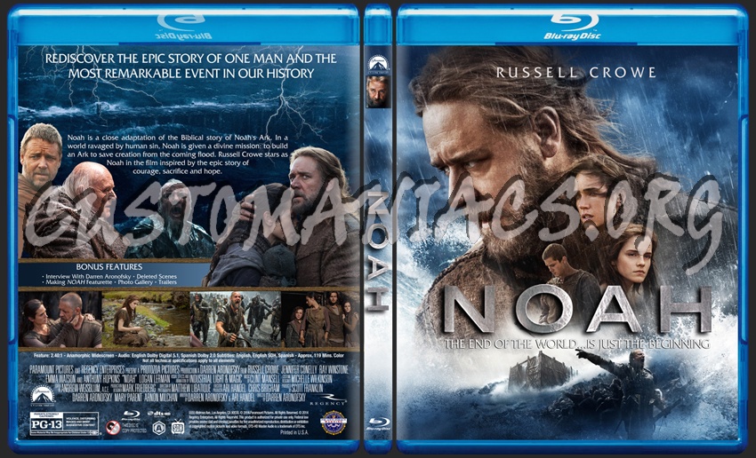 Noah (2014) dvd cover