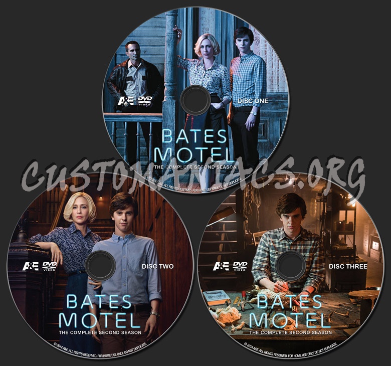 Bates Motel Season 2 dvd label