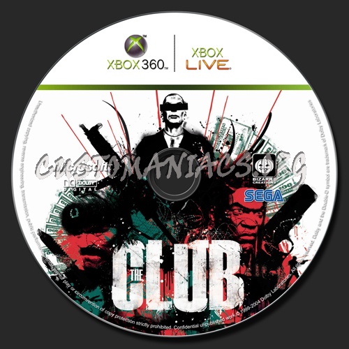 The Club dvd label