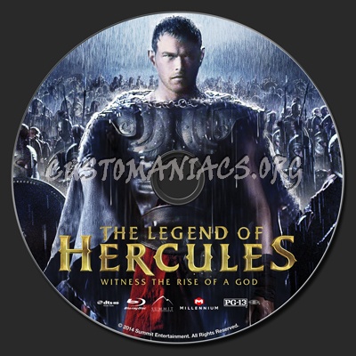 The Legend Of Hercules blu-ray label