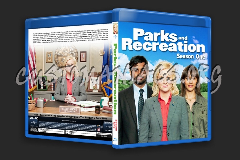 Parks and Recreation - Season 1 blu-ray cover