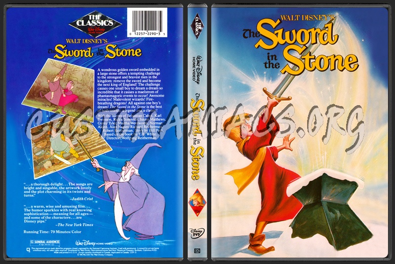 The Sword in the Stone dvd cover