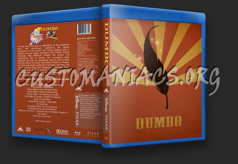 Dumbo blu-ray cover