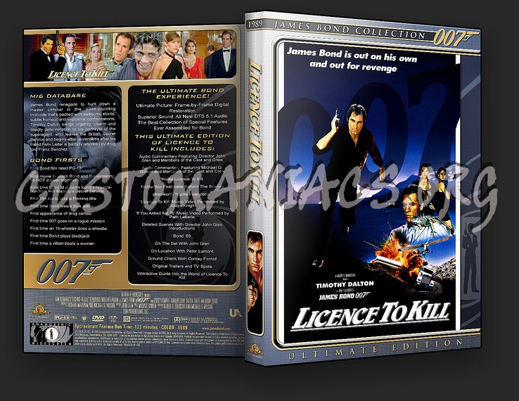 Licence to Kill dvd cover