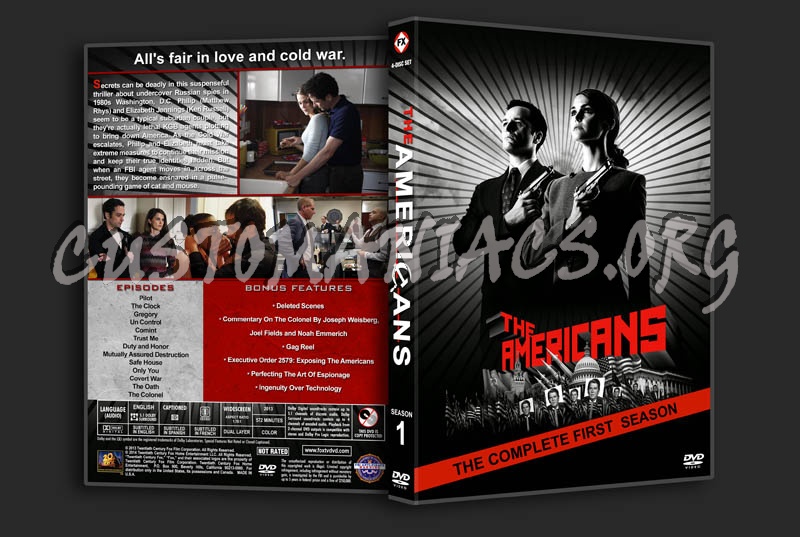 The Americans - Season 1 dvd cover