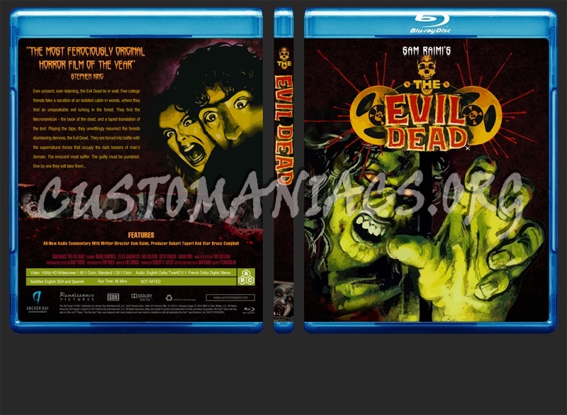 The Evil Dead 1981 blu-ray cover