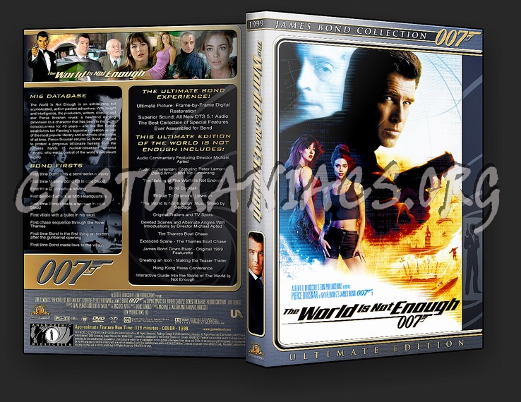 The World is Not Enough dvd cover