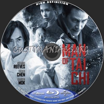 Man Of Tai Chi blu-ray label