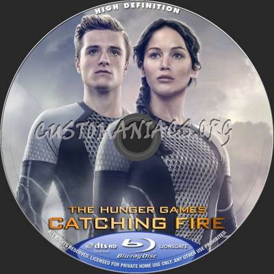 The Hunger Games - Catching Fire blu-ray label
