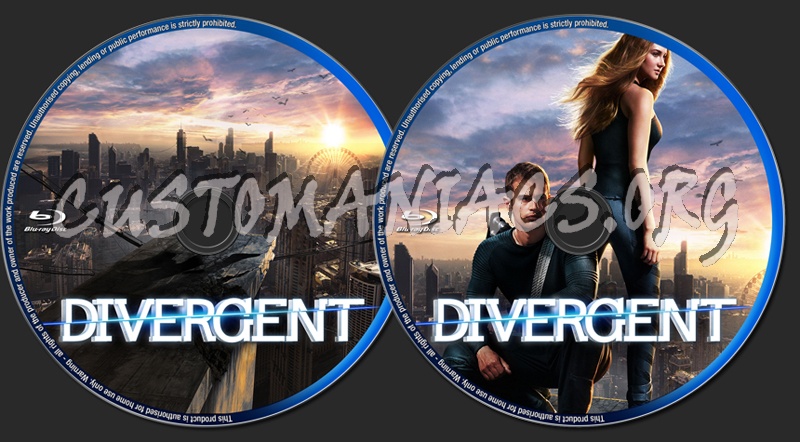 Divergent blu-ray label