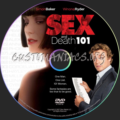Sex and Death 101 dvd label