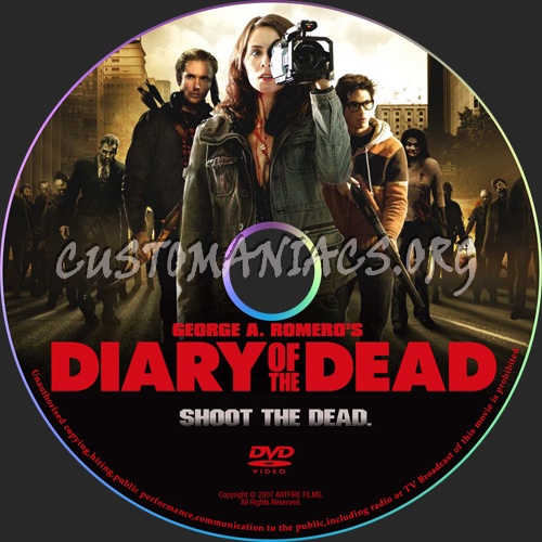 Diary of the Dead dvd label