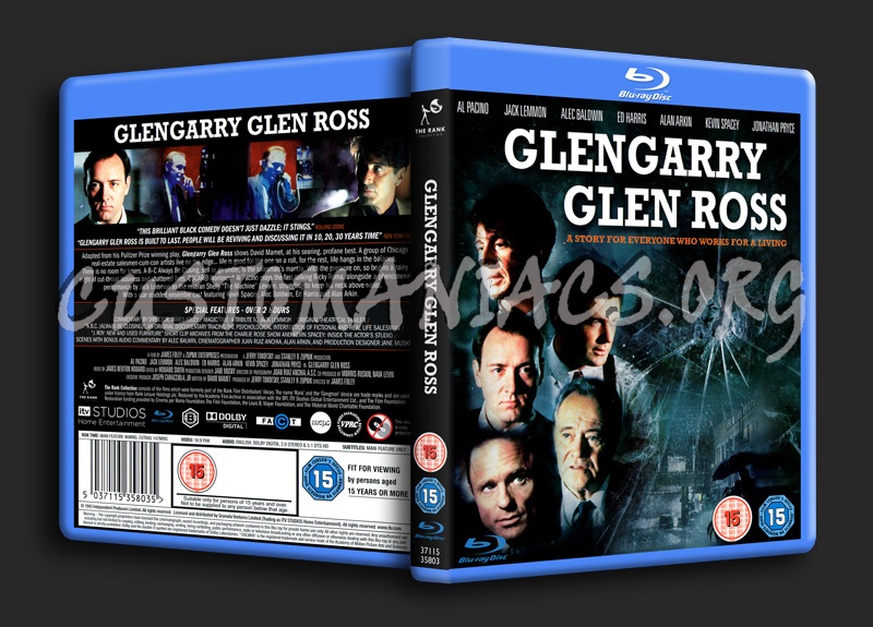 Glengarry Glen Ross blu-ray cover