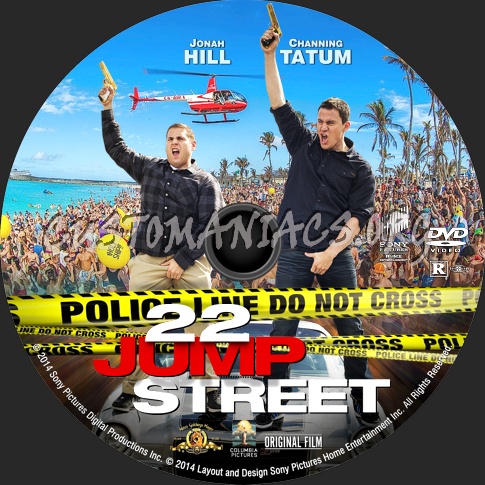 22 Jump Street (2014) dvd label