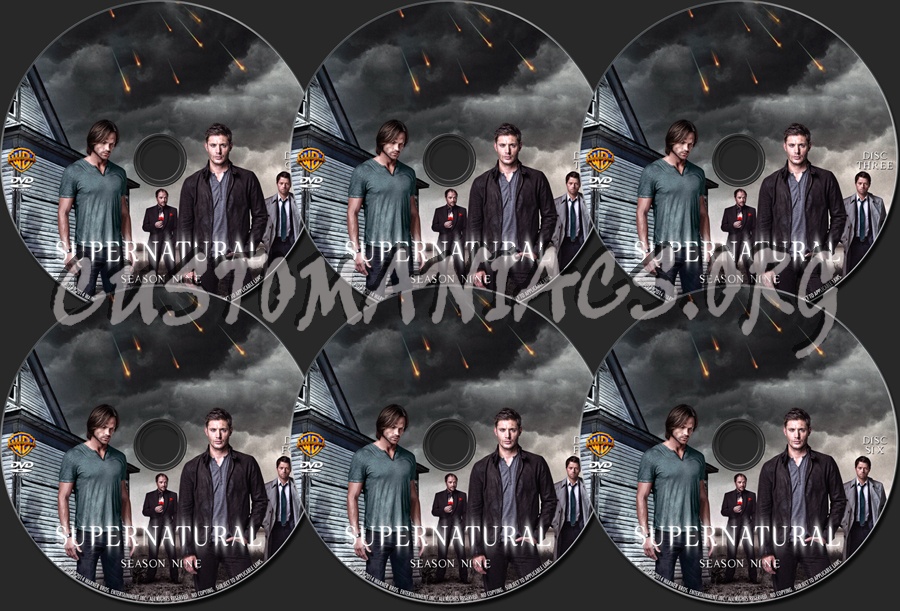 Supernatural : Season Nine dvd label