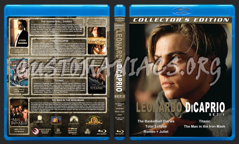 Leonardo DiCaprio Collection - Set 1 blu-ray cover