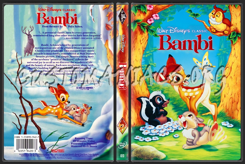 Bambi dvd cover